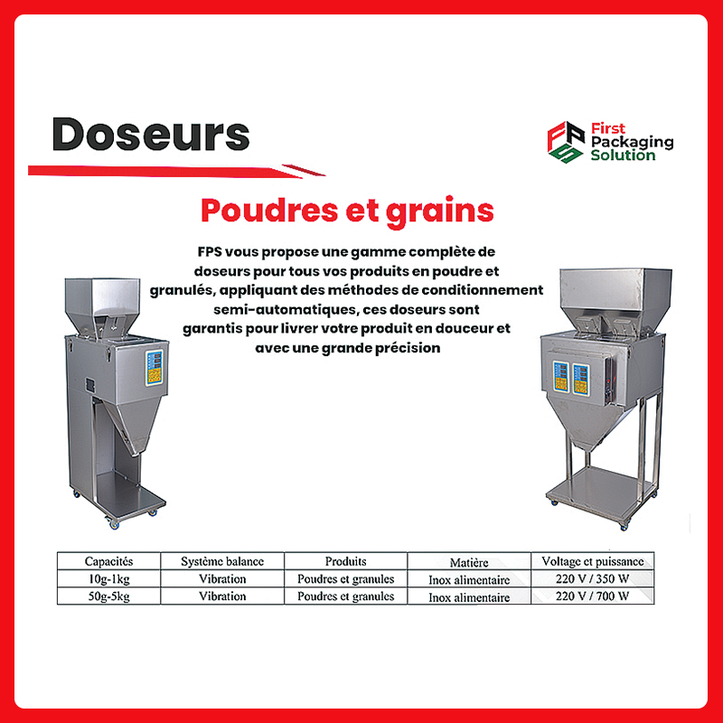 Doseurs poudres et graines